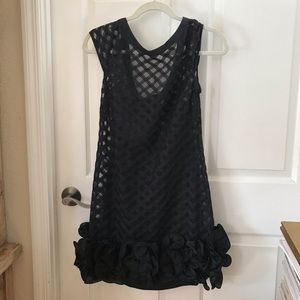 Jessica Simpson Black Sheer Dress
